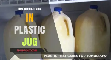 Freezing Milk: Plastic Jug Storage Tips
