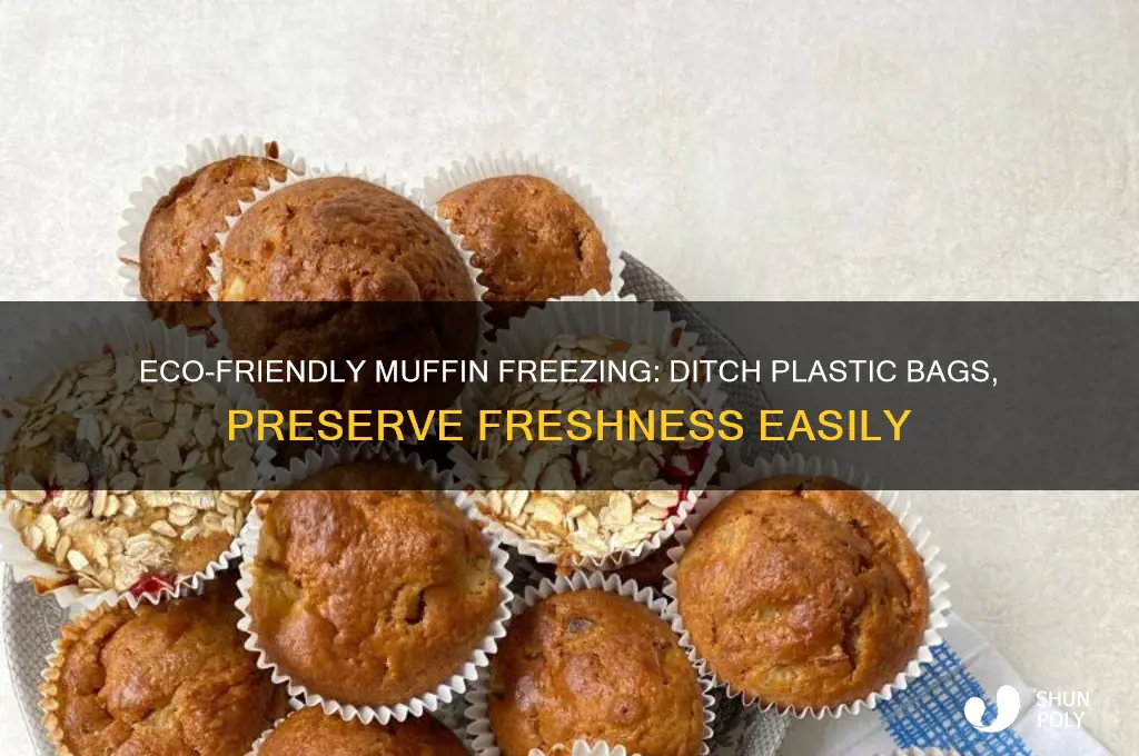 how to freeze muffins without plastic bags