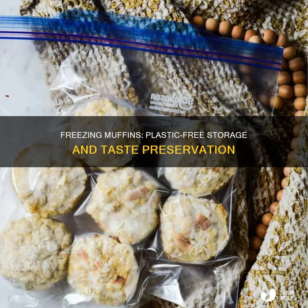 how to freeze muffins without plastic