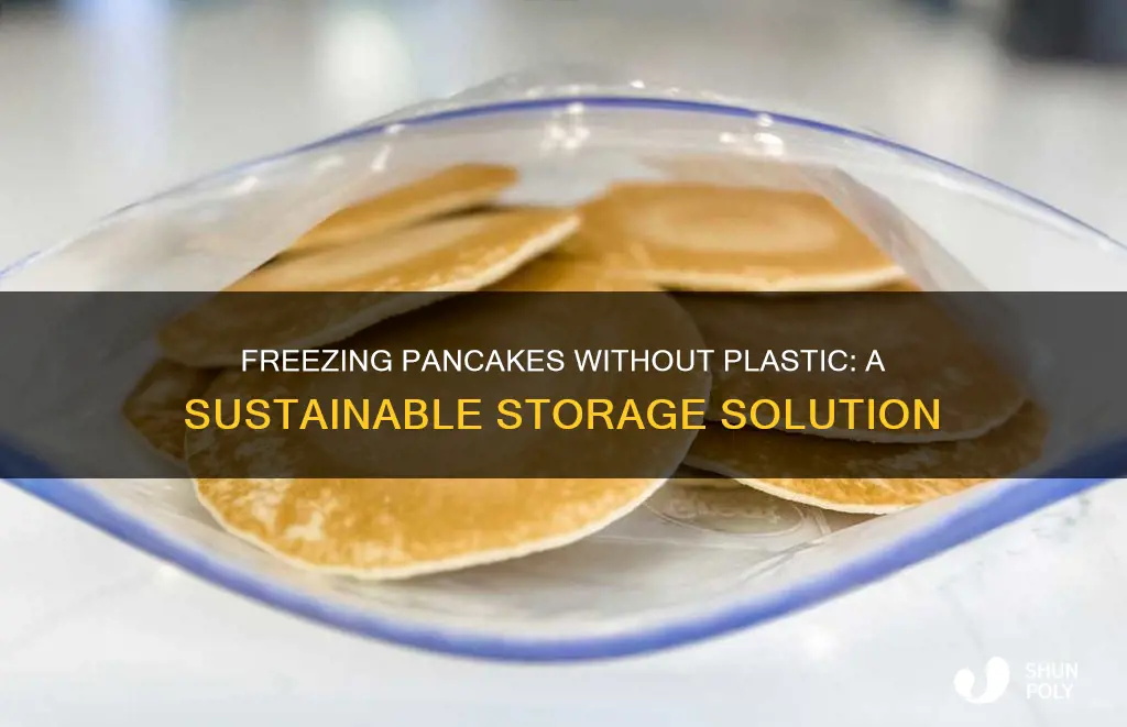 how to freeze pancakes without plastic