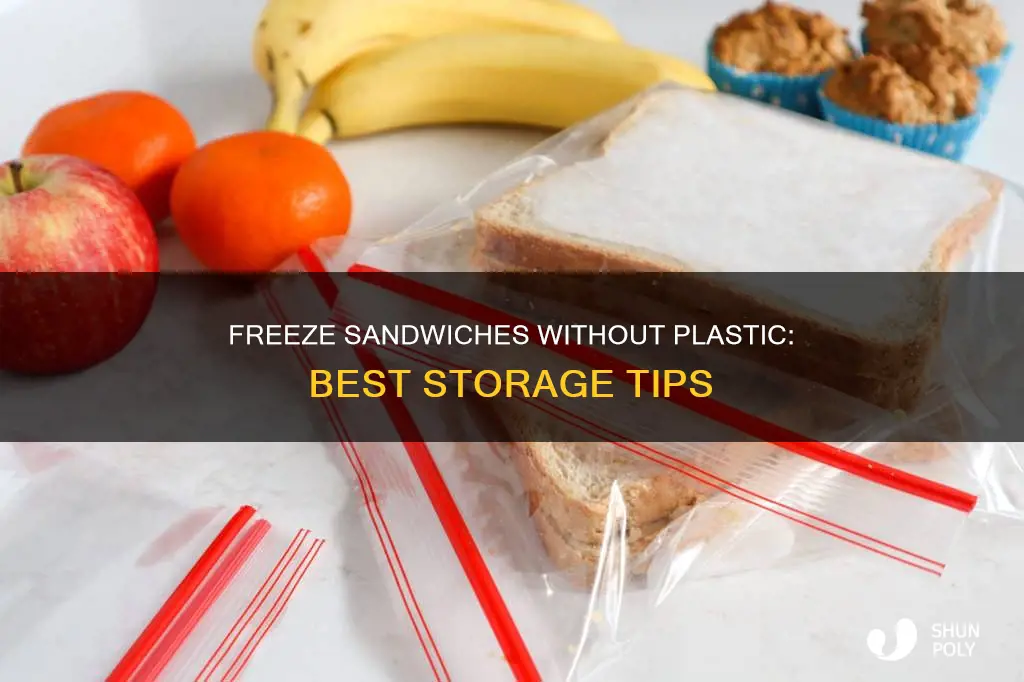 how to freeze sandwiches without plastic