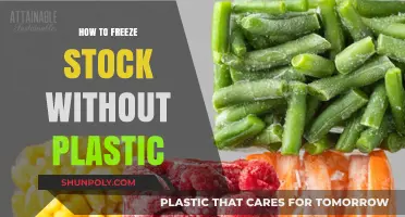 Freezing Stock Without Plastic: Sustainable Storage Solutions