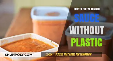 Freeze Tomato Sauce: Plastic-Free Storage Methods