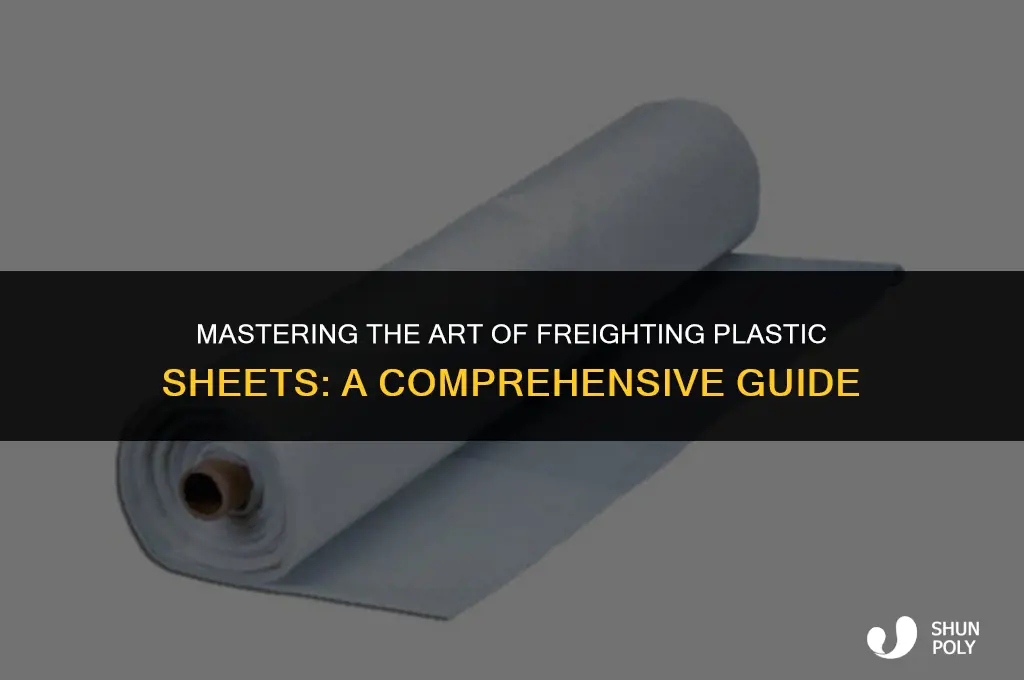 how to frieght class plastic or sheeted plastic
