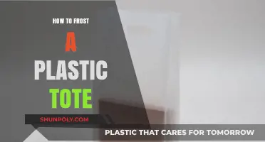 Frosting a Plastic Tote: A Step-by-Step Guide