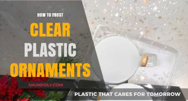 Creative Frosting Techniques for Clear Plastic Ornaments: A DIY Guide