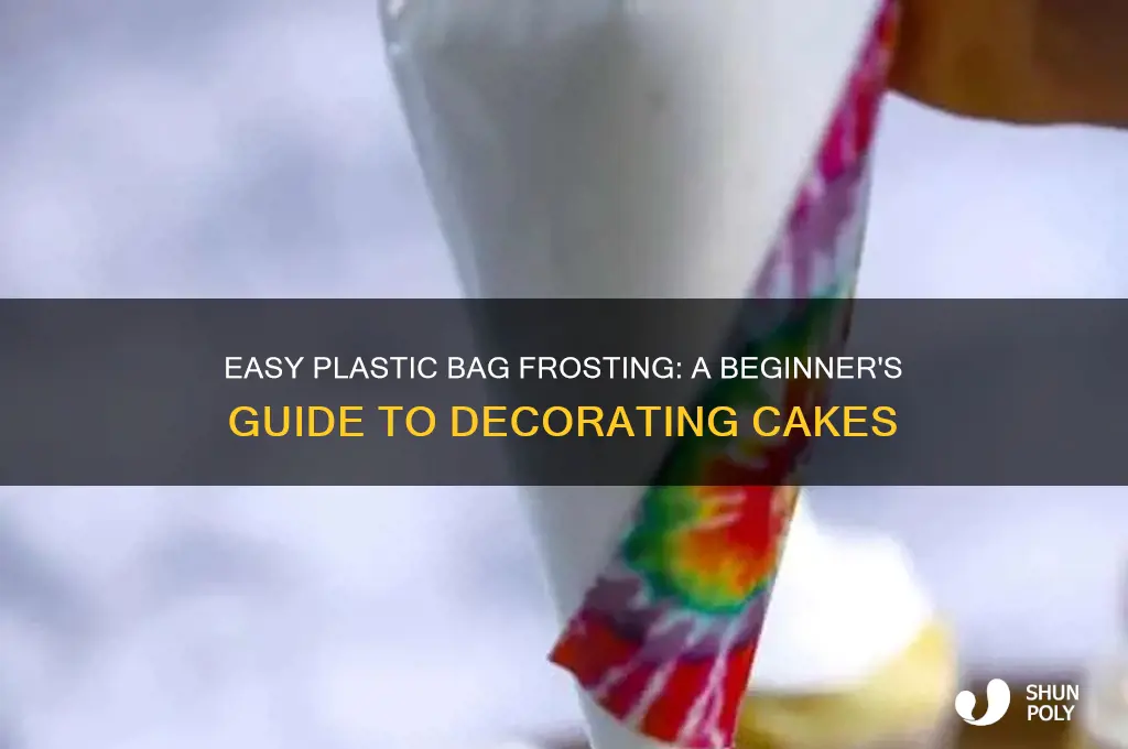 how to frost with a plastic bag