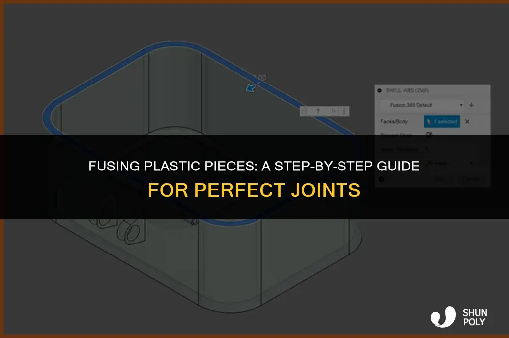 how to fuse 2 pieces of plastic together