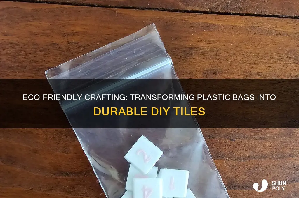how to fuse plastic bags into tiles