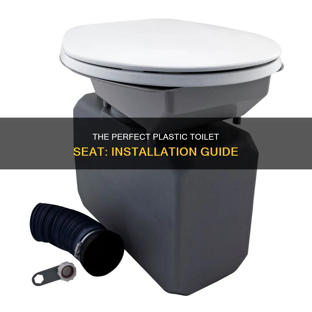 how to g plastic toilet seat
