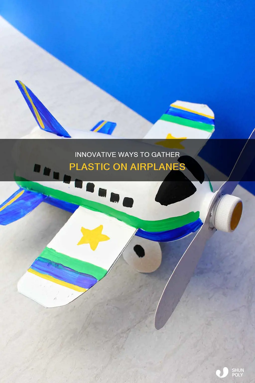 how to gather plastic in airplane inc