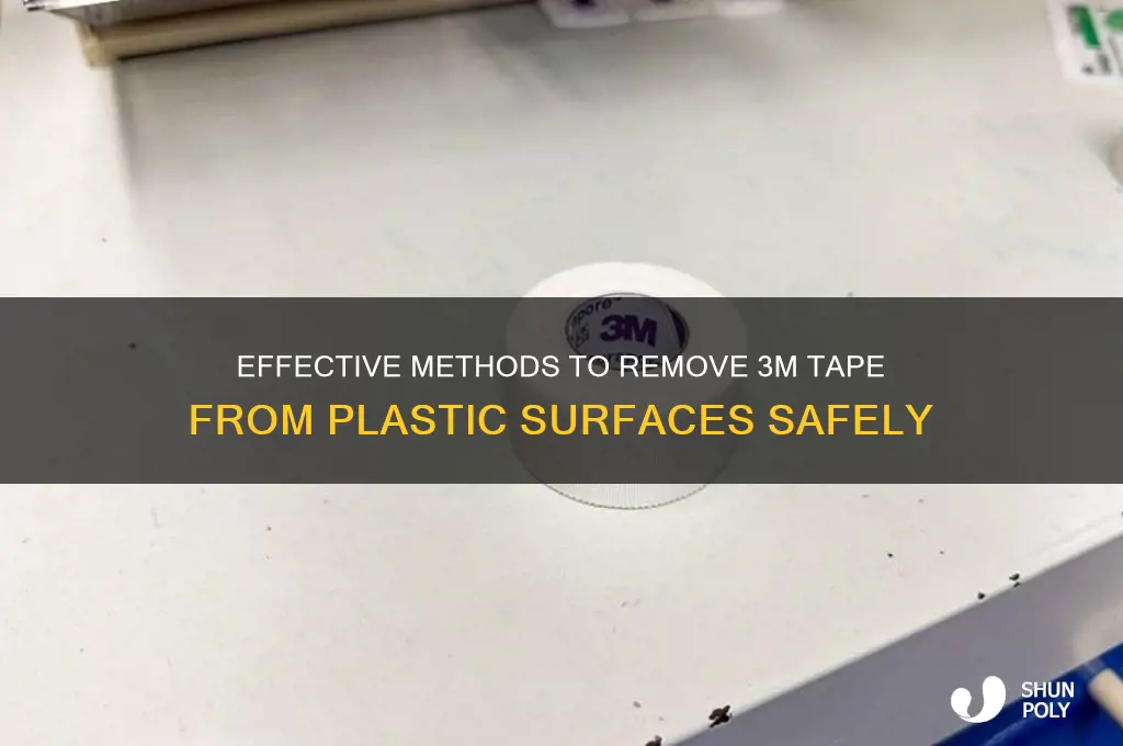 how to get 3m tape off plastic