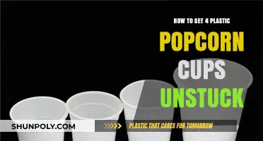 Unsticking Plastic Popcorn Cups: Quick and Easy Solutions for Stuck Containers