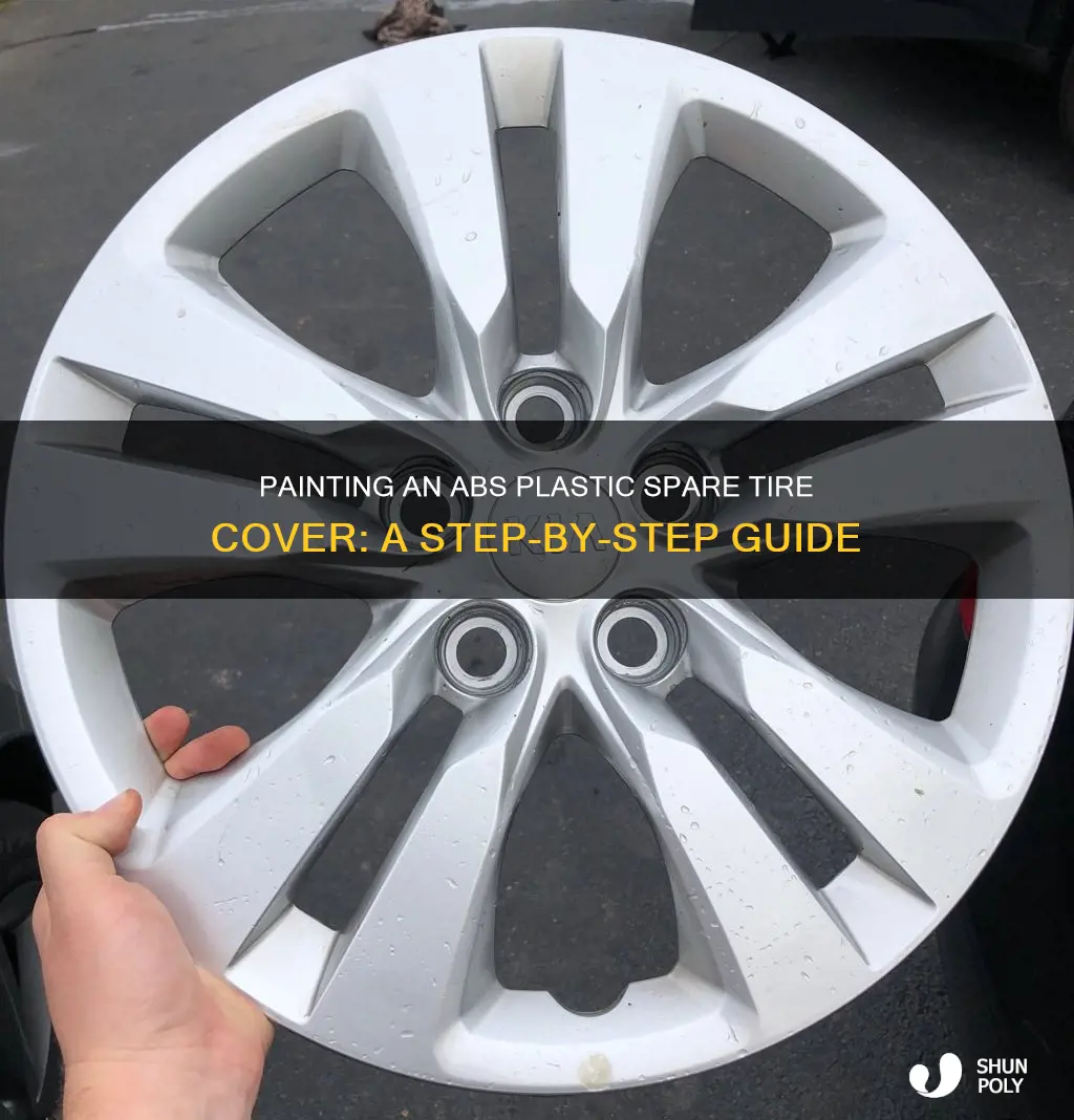 how to get a abs plastic spare tire cover painted
