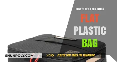 Mastering the Art of Fitting a Box into a Flat Plastic Bag