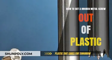 Effective Techniques to Remove Broken Metal Screws from Plastic Easily