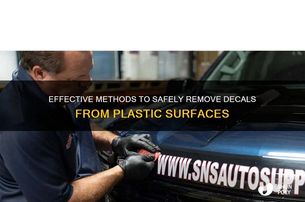how to get a decal off plastic