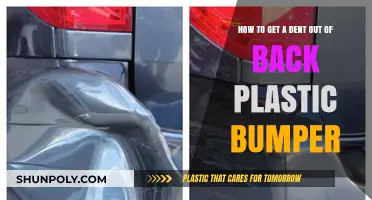 Easy DIY Fix: Removing Dents from Plastic Car Bumpers