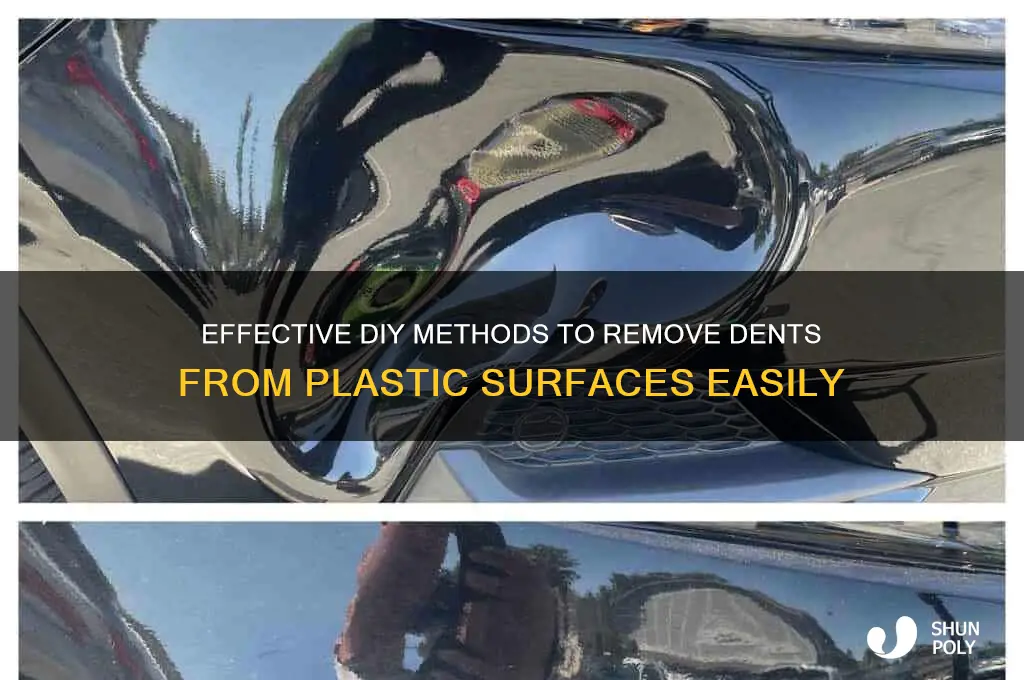 how to get a dent out of plastic