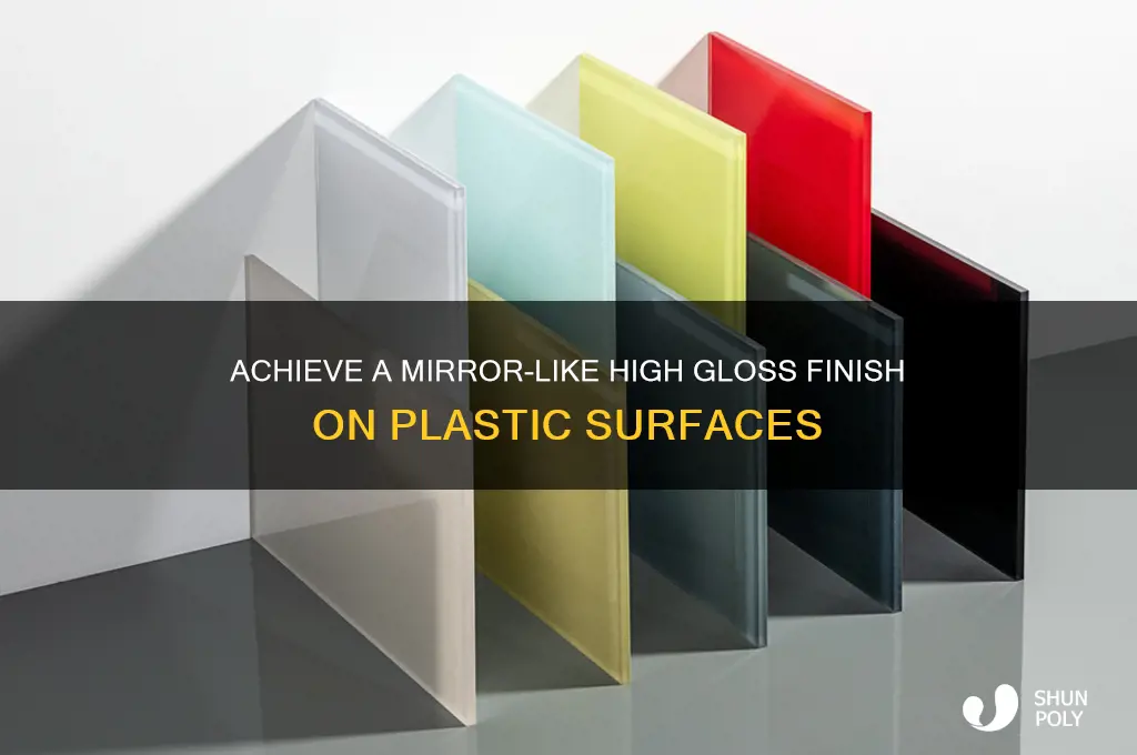 how to get a high gloss finish on plastic