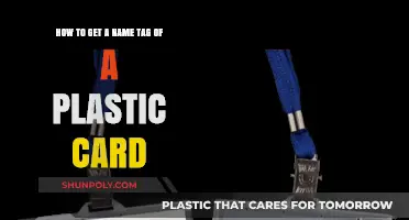 Easy Steps to Retrieve a Name Tag from a Plastic Card