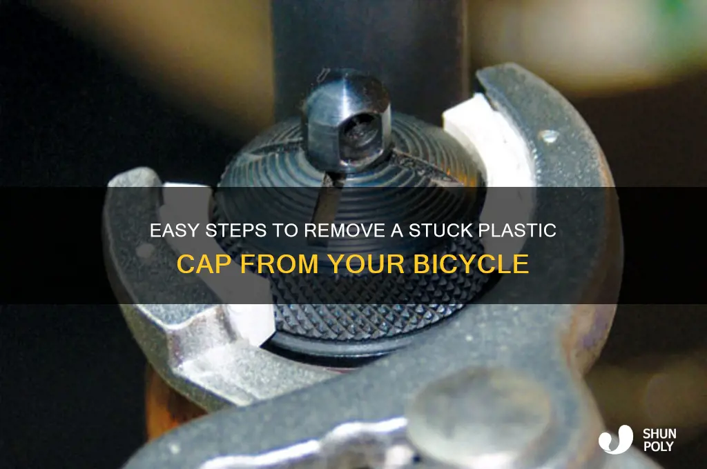 how to get a plastic cap off your bicycle