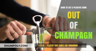 Effortless Champagne Fix: Removing Plastic Corks with Ease