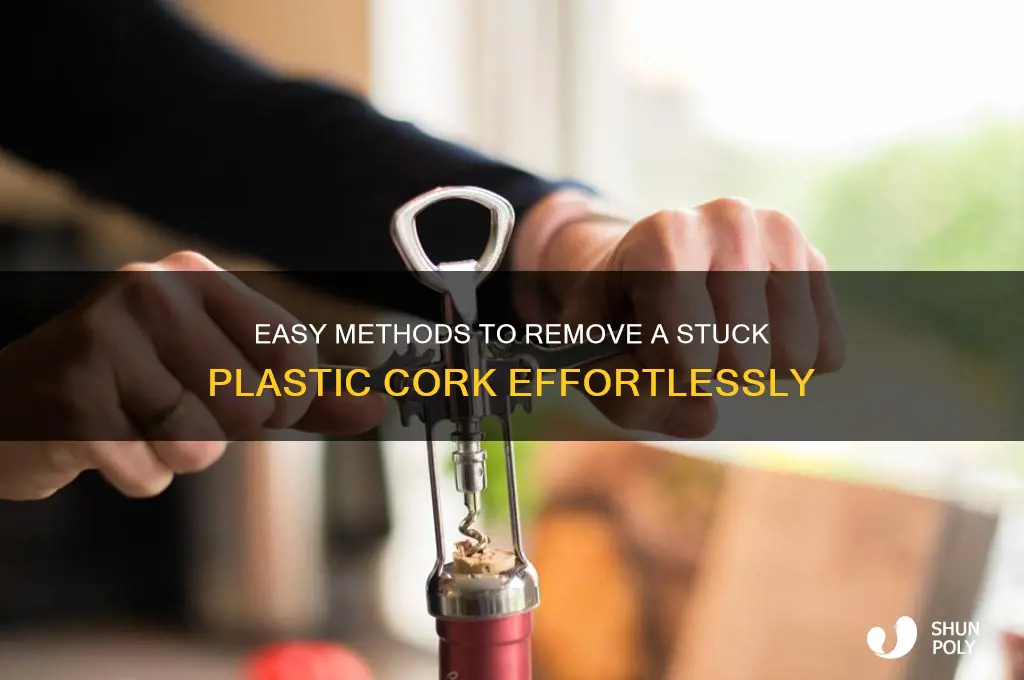 how to get a plastic cork out