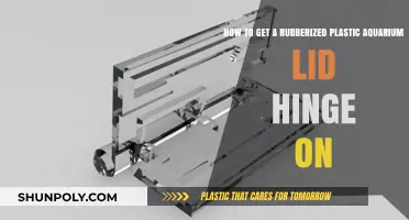 Easy Steps to Install a Rubberized Plastic Aquarium Lid Hinge