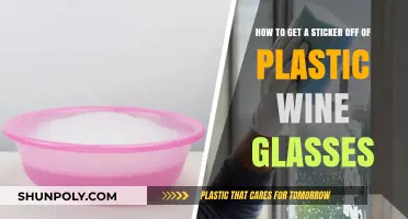 Easy Tips to Remove Stickers from Plastic Wine Glasses