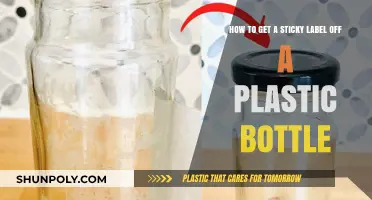 Easy Ways to Remove Sticky Labels from Plastic Bottles