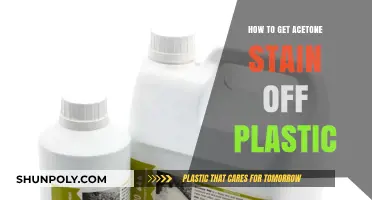 Effective Ways to Remove Acetone Stains from Plastic Surfaces