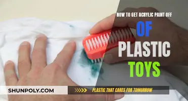 Removing Acrylic Paint from Plastic Toys: Effective Methods