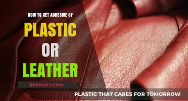 Effective Methods to Remove Adhesive from Plastic or Leather Surfaces