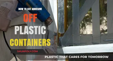 Effective Ways to Remove Adhesive Residue from Plastic Containers Easily