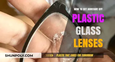 Effective Methods to Remove Adhesive from Plastic Glass Lenses Safely