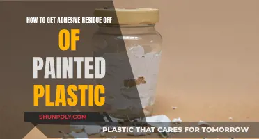 Removing Adhesive Residue from Painted Plastic: Effective Techniques