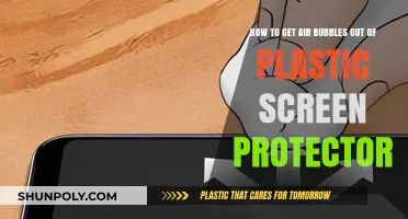 Quick Fixes: Removing Air Bubbles from Plastic Screen Protectors