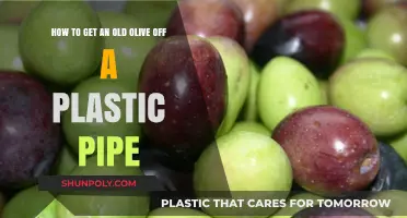 Removing Stuck Olives from Plastic Pipes: Quick and Easy Solutions