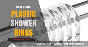 Easy Steps to Separate and Clean Plastic Shower Curtain Rings