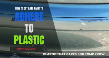 Adhering Auto Paint to Plastic: The Ultimate Guide