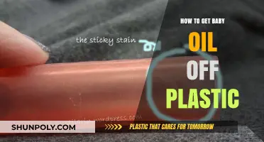 Effective Methods to Remove Baby Oil Stains from Plastic Surfaces