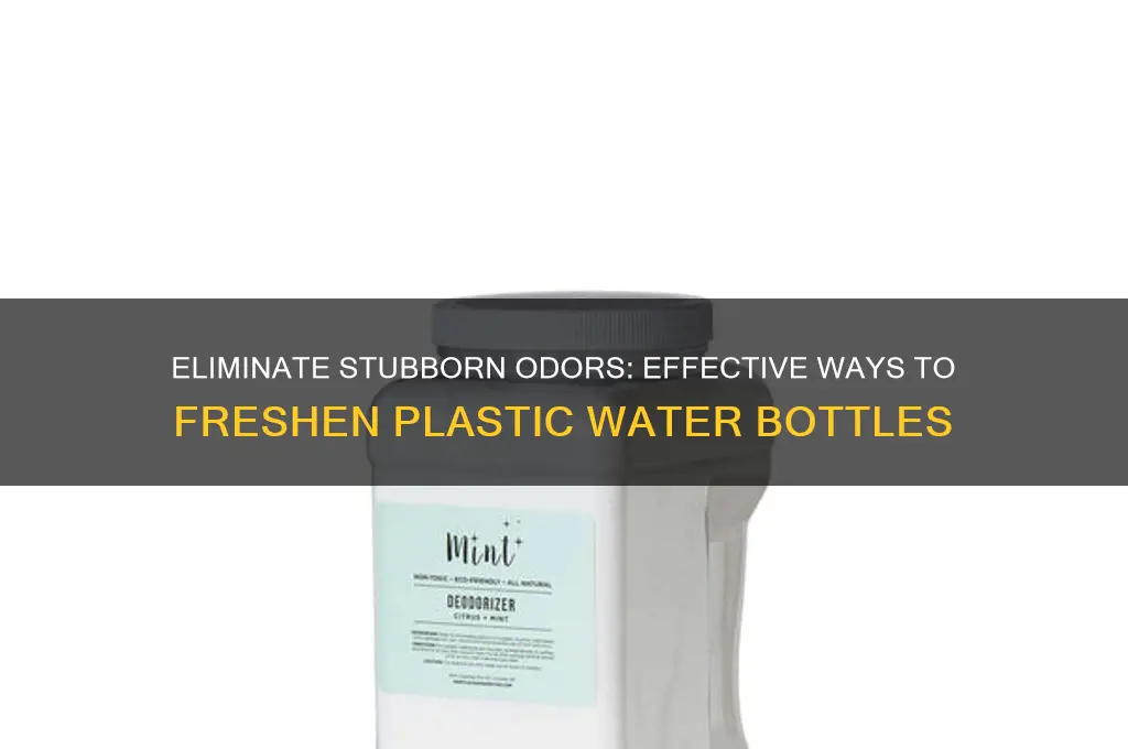how to get bad smells out of plastic water bottle