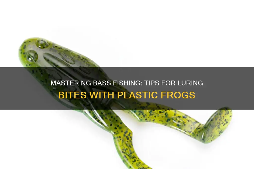 how to get bass to bite plastic frog lures