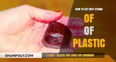 Effective Ways to Remove Beet Stains from Plastic Surfaces Easily