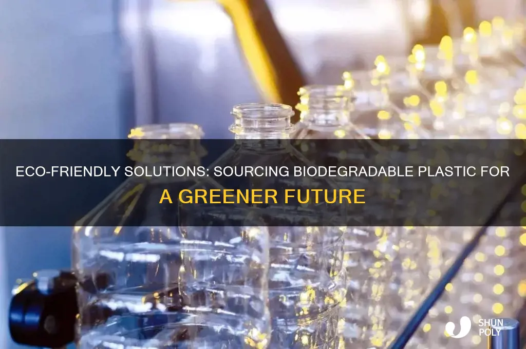 how to get biodegradable plastic