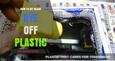 Effective Methods to Remove Black Dye Stains from Plastic Surfaces
