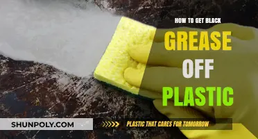 Effective Methods to Remove Black Grease Stains from Plastic Surfaces