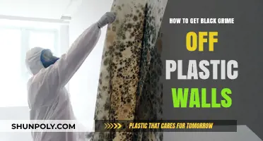 Effective Methods to Remove Stubborn Black Grime from Plastic Walls