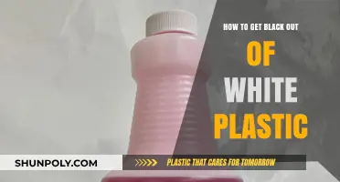 Effective Methods to Remove Black Stains from White Plastic Surfaces